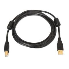 Cable USB 2.0 Impresora Aisens A101-0009/ USB Macho - USB Macho/ 2m/ Negro - Imagen 2
