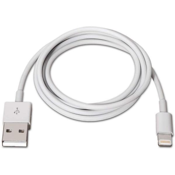 Cable USB 2.0 Lightning Aisens A102-0035/ USB Macho - Lightning Macho/ 1m/ Blanco - Imagen 2