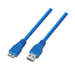 Cable USB 3.0 Aisens A105-0048/ USB Macho - MicroUSB Macho/ 2m/ Azul - Imagen 1