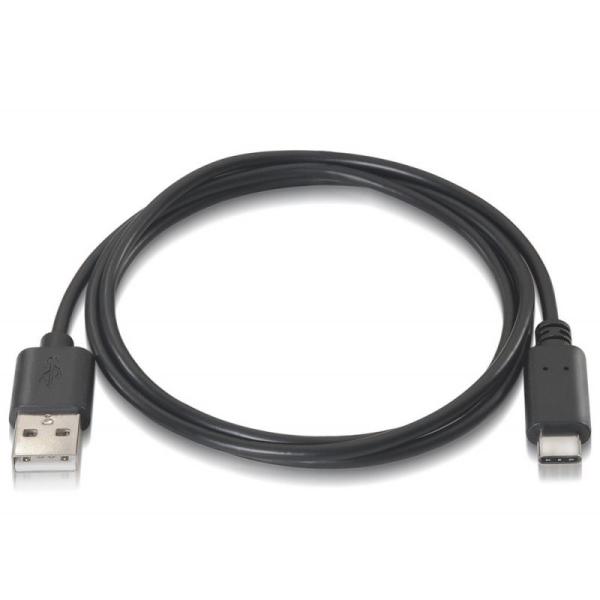 Cable USB 2.0 Aisens A107-0050/ USB Tipo-C Macho - USB Macho/ 0.5m/ Negro - Imagen 2