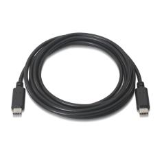 Cable USB 2.0 Tipo-C Aisens A107-0056/ USB Tipo-C Macho - USB Tipo-C Macho/ 1m/ Negro - Imagen 2