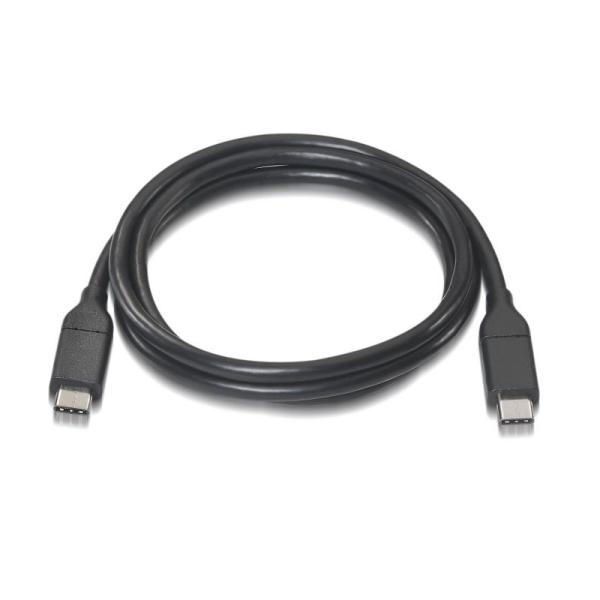 Cable USB 3.1 Tipo-C Aisens A107-0061/ USB Tipo-C Macho - USB Tipo-C Macho/ 1m/ Negro - Imagen 2