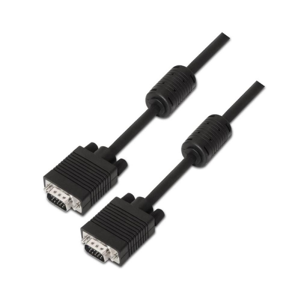 Cable SVGA Aisens A113-0074/ HDB15 Macho - HDB15 Macho/ 10m/ Negro - Imagen 1