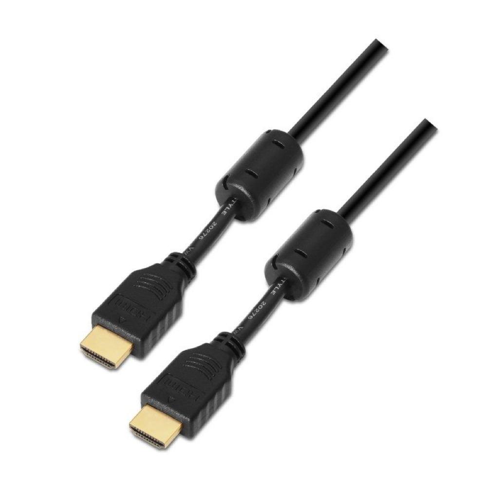Cable HDMI 1.4 Aisens A119-0098/ HDMI Macho - HDMI Macho/ 1.8m/ Negro - Imagen 1