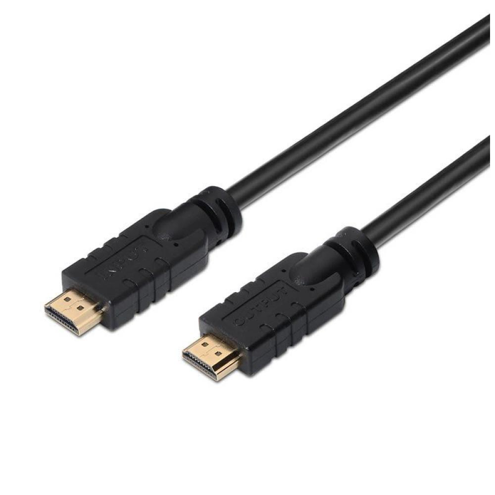 Cable HDMI Aisens 1.4 A119-0103/ HDMI Macho - HDMI Macho/ 15m/ Negro - Imagen 1