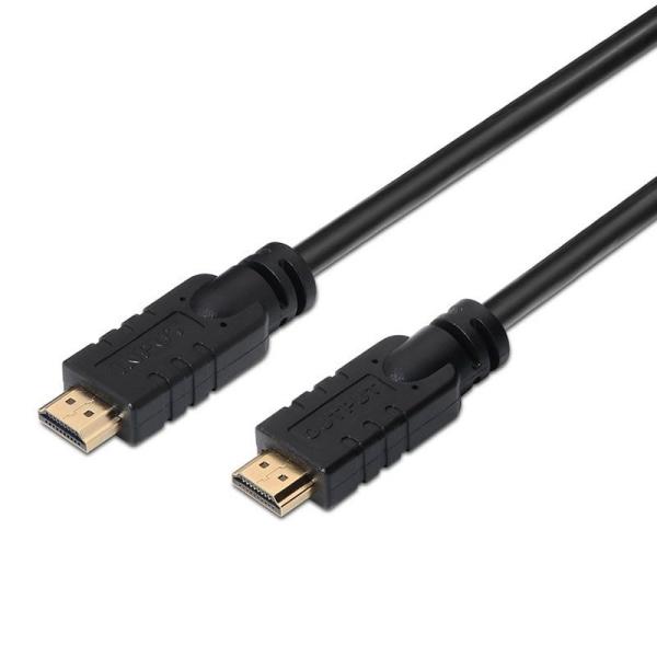 Cable HDMI 1.4 Aisens A119-0106/ HDMI Macho - HDMI Macho/ 30m/ Negro - Imagen 1
