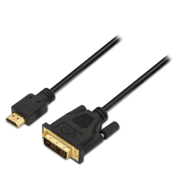 Cable HDMI 3GO CDVIHDMI/ HDMI Macho - DVI Macho/ 1.8m/ Negro - Imagen 2