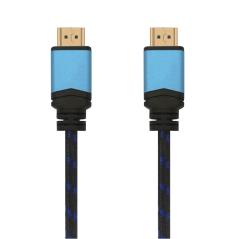 Cable HDMI 2.0 4K Aisens A120-0356 V2/ HDMI Macho - HDMI Macho/ 1m/ Negro/ Azul - Imagen 1