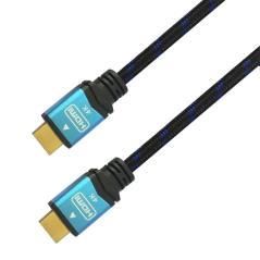 Cable HDMI 2.0 4K Aisens A120-0359/ HDMI Macho - HDMI Macho/ 5m/ Negro/ Azul - Imagen 2