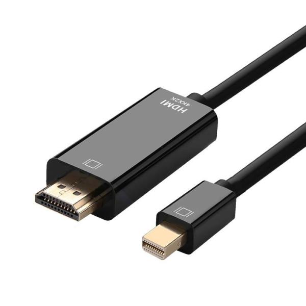 Cable Mini Displayport Aisens A125-0361/ Mini Displayport Macho - HDMI Macho/ 2m/ Negro - Imagen 1