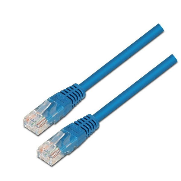 Cable de Red RJ45 UTP Aisens A133-0190 Cat.5e/ 50cm/ Azul - Imagen 1