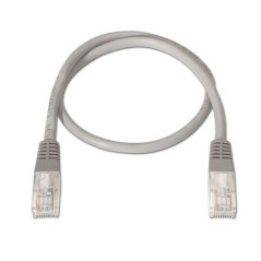 Cable de Red RJ45 UTP Aisens A135-0266 Cat.6/ 1m/ Gris - Imagen 2