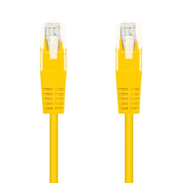 Cable de Red RJ45 UTP Nanocable 10.20.0402-Y Cat.6/ 2m/ Amarillo - Imagen 1