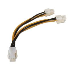 Cable Alimentación para Microprocesador Aisens A131-0166/ 4+4 PIN Macho - Molex 4 PIN Hembra/ 15cm - Imagen 2