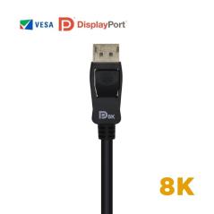 Cable Displayport 1.4 8K Aisens A149-0431/ Displayport Macho - Displayport Macho/ 1m/ Certificado/ Negro - Imagen 3