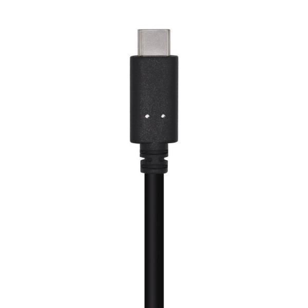 Cable USB 3.1 Aisens A107-0449/ USB Tipo-C Macho - USB Macho/ 0.5m/ Negro - Imagen 2