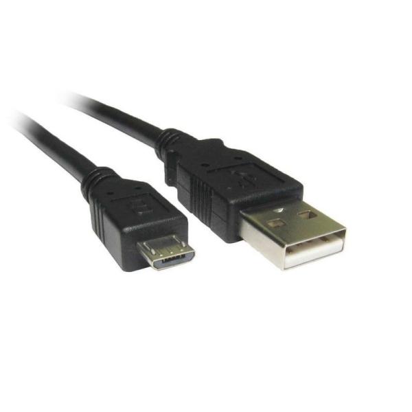 Cable USB Duracell USB5023A/ USB Macho - MicroUSB Macho/ 2m/ Negro - Imagen 1