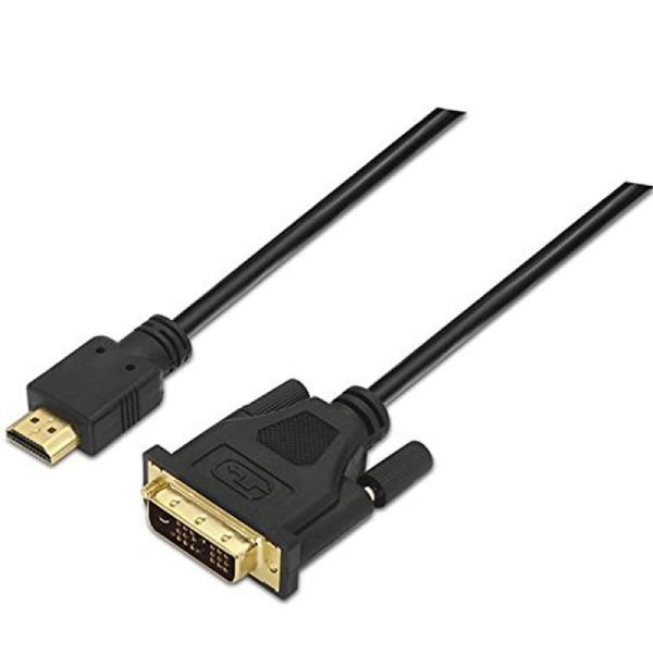 Cable HDMI Nanocable 10.15.0503/ DVI Macho - HDMI Macho/ 3m/ Negro - Imagen 1