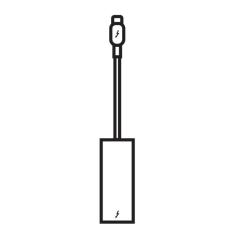 Adaptador Apple MMEL2ZM/A de USB-C A Thunderbolt 2 - Imagen 1