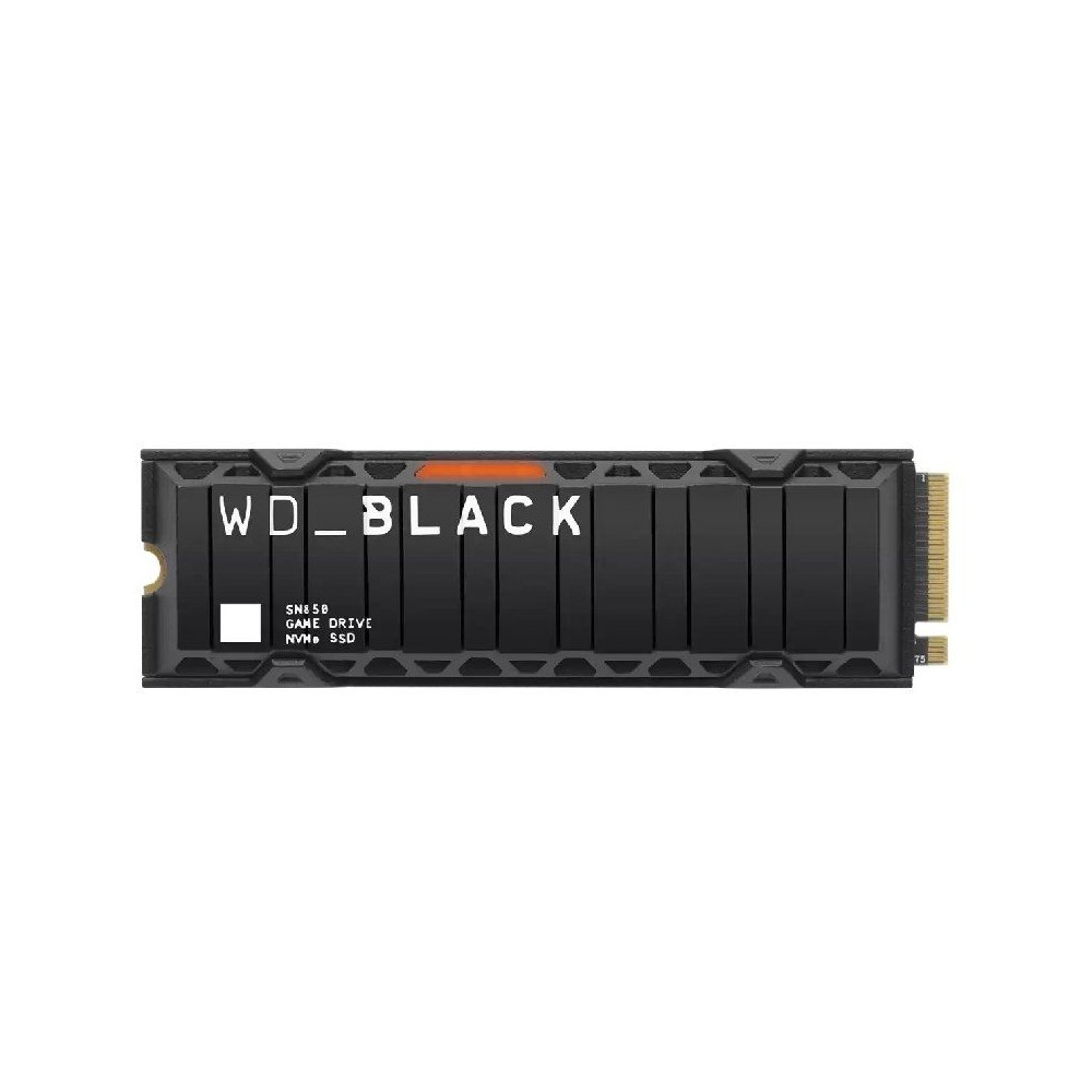 Disco SSD Western Digital WD Black SN850 500GB/ M.2 2280 PCIe/ con Disipador de Calor - Imagen 1