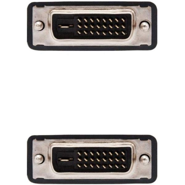 Cable DVI Dual Nanocable 10.15.0602/ DVI Macho - DVI Macho/ 1.8m/ Negro - Imagen 3