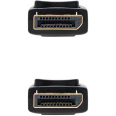Cable Displayport 1.2 4K Nanocable 10.15.2303/ Displayport Macho - Displayport Macho/ 3m/ Negro - Imagen 3