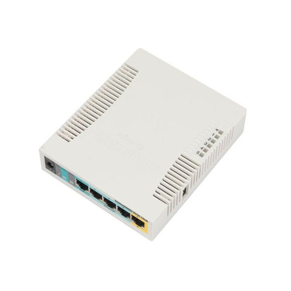 PUNTO DE ACCESO WIFI MIKROTIK RB951UI-2HND - 802.11 BGN - 5*LAN - POE SOBRE LAN 5 - 1*USB 2.0 - ROUTER OS L4 - Imagen 1