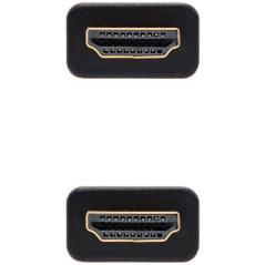Cable HDMI 2.0 4K Nanocable 10.15.3705/ HDMI Macho - HDMI Macho/ 5m/ Negro/ Azul - Imagen 3