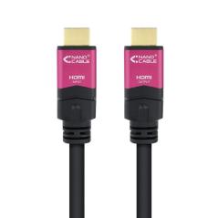Cable HDMI 2.0 4K Nanocable 10.15.3720/ HDMI Macho - HDMI Macho/ 20m/ Negro - Imagen 2