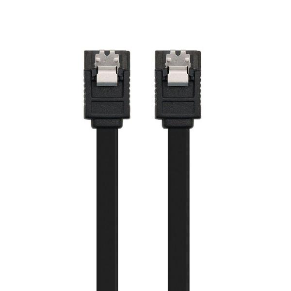 Cable SATA III Nanocable 10.18.1001-BK/ 0.5m/ Negro - Imagen 1