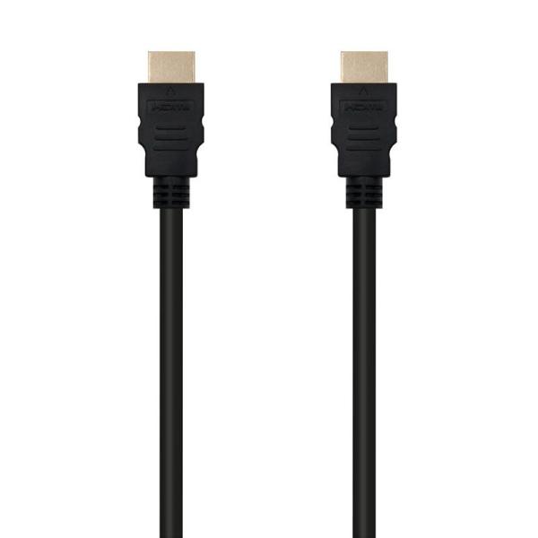 Cable HDMI 1.3b Nanocable 10.15.0302/ HDMI Macho - HDMI Macho/ 1.8m/ Negro - Imagen 1