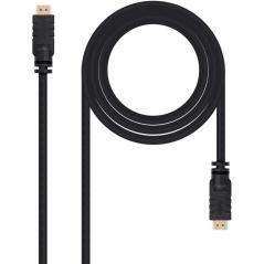 Cable HDMI 1.4 Nanocable 10.15.1815/ HDMI Macho - HDMI Macho/ 15m/ Negro - Imagen 2