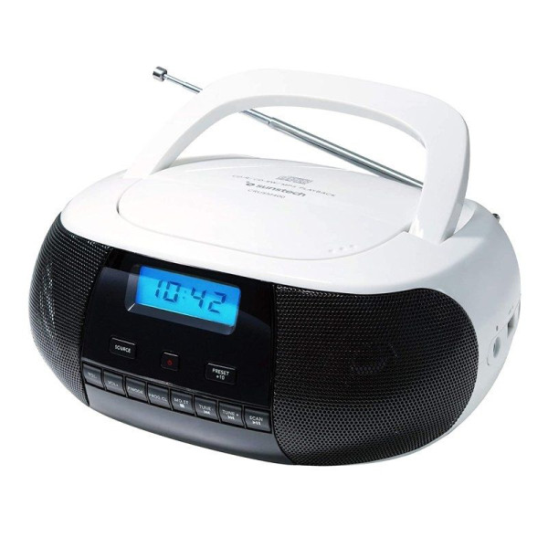 Radio CD Sunstech CRUSM400WT/ Blanca - Imagen 1