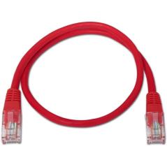 Cable de Red RJ45 UTP Aisens A133-0188 Cat.5e/ 1m/ Rojo - Imagen 2