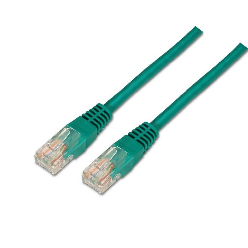 Cable de Red RJ45 UTP Aisens A133-0194 Cat.5e/ 1m/ Verde - Imagen 1