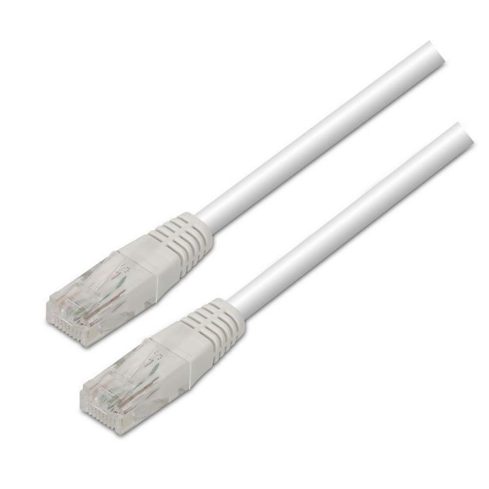 Cable de Red RJ45 UTP Aisens A133-0196 Cat.5e/ 50cm/ Blanco - Imagen 1