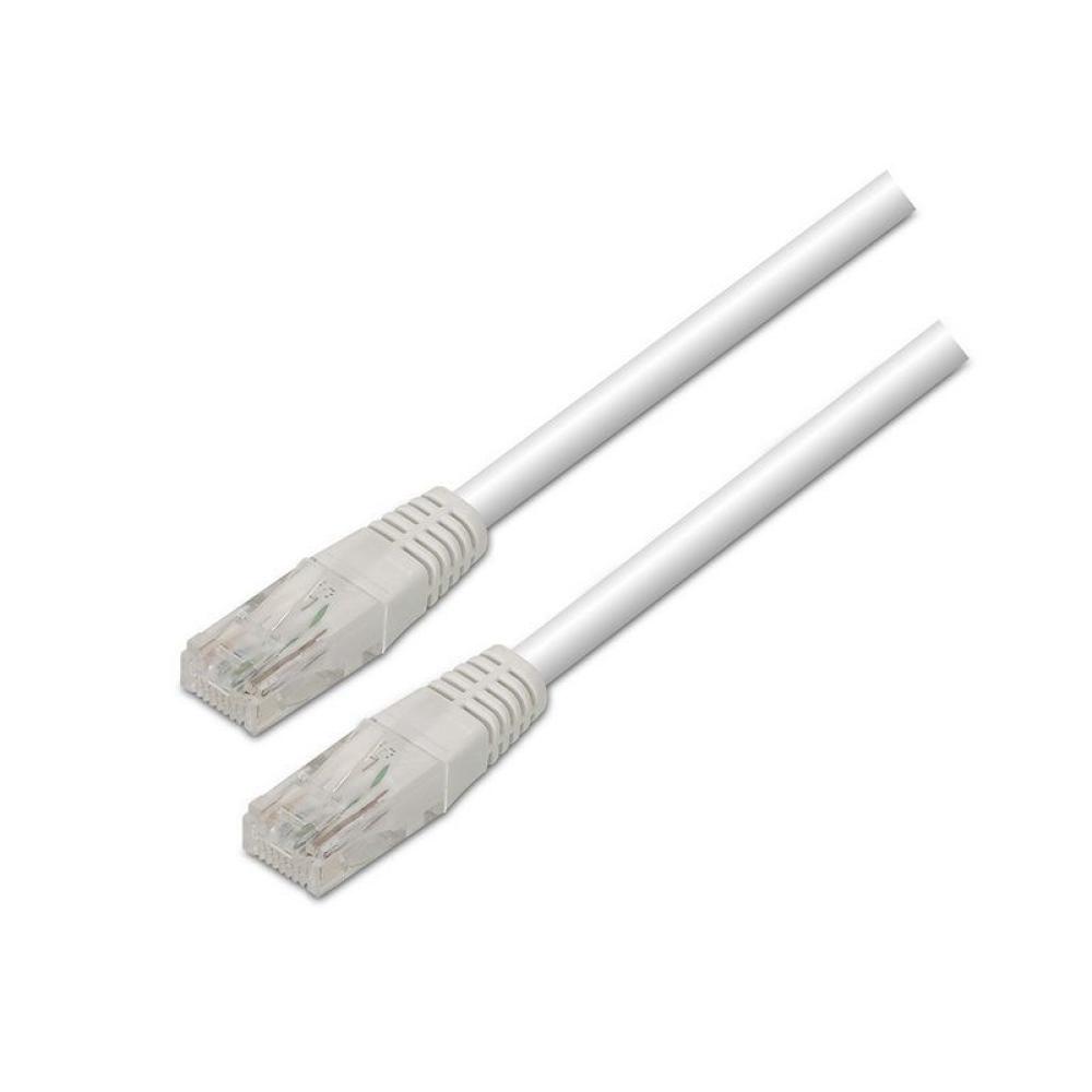 Cable de Red RJ45 UTP Aisens A133-0201 Cat.5e/ 10m/ Blanco - Imagen 1