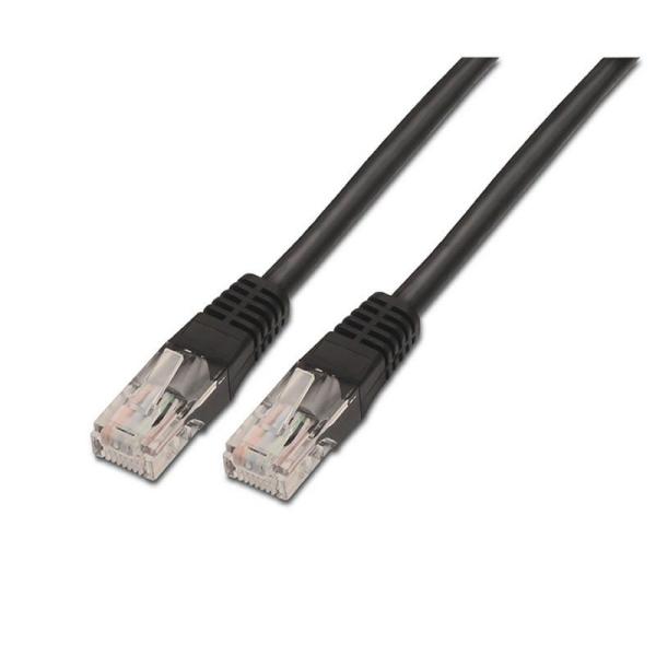 Cable de Red RJ45 UTP Aisens A133-0204 Cat.5e/ 2m/ Negro - Imagen 1