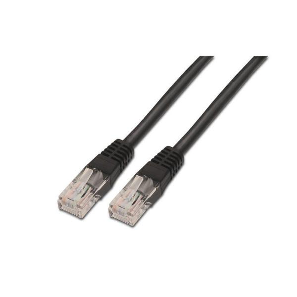 Cable de Red RJ45 UTP Aisens A135-0259 Cat.6/ 2m/ Negro - Imagen 1