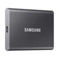 Disco Externo SSD Samsung Portable T7 1TB/ USB 3.2/ Gris - Imagen 1