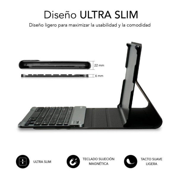 Funda con Teclado Subblim KeyTab Pro BT para Tablet Lenovo Tab M10 FHD Plus de 10.3'/ Negra - Imagen 2