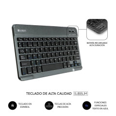 Funda con Teclado Subblim KeyTab Pro BT para Tablet Lenovo Tab M10 FHD Plus de 10.3'/ Negra - Imagen 5