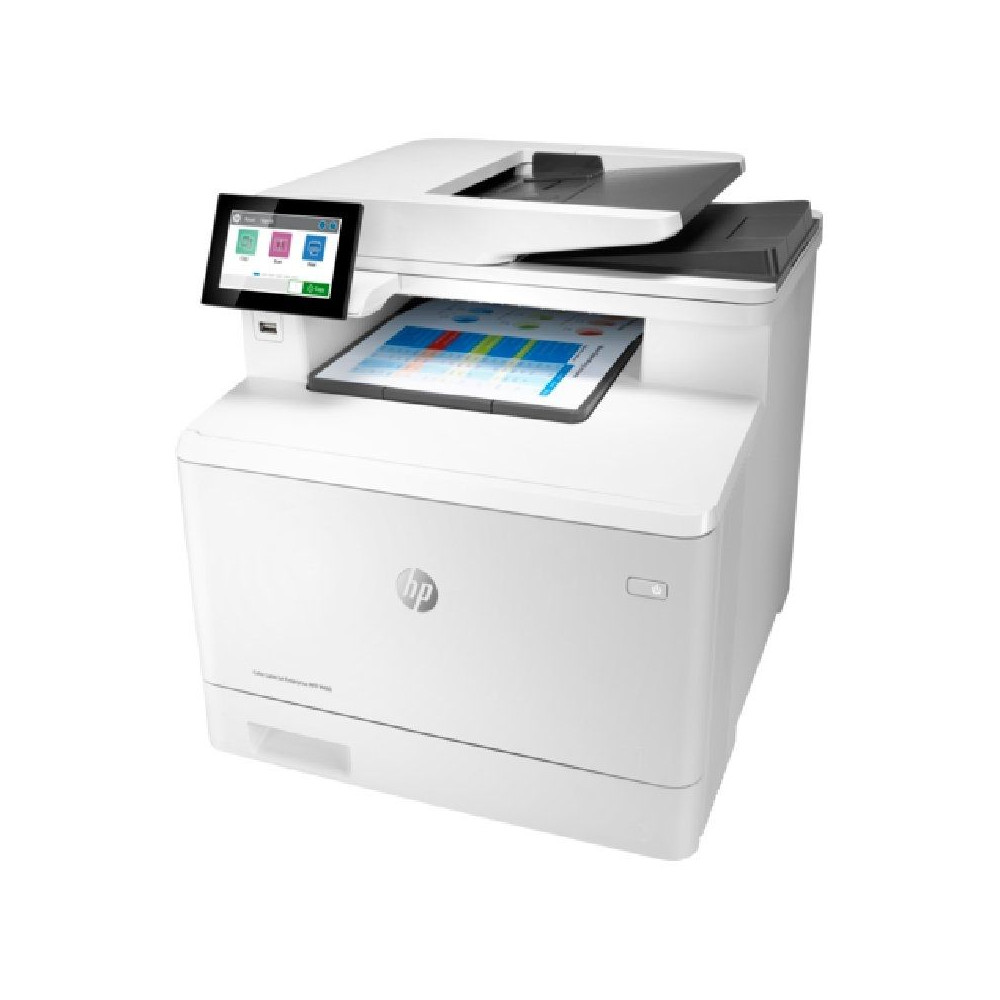 Multifunción Láser Color HP LaserJet Enterprise MFP M480F/ Fax/ Dúplex/ Blanca - Imagen 1