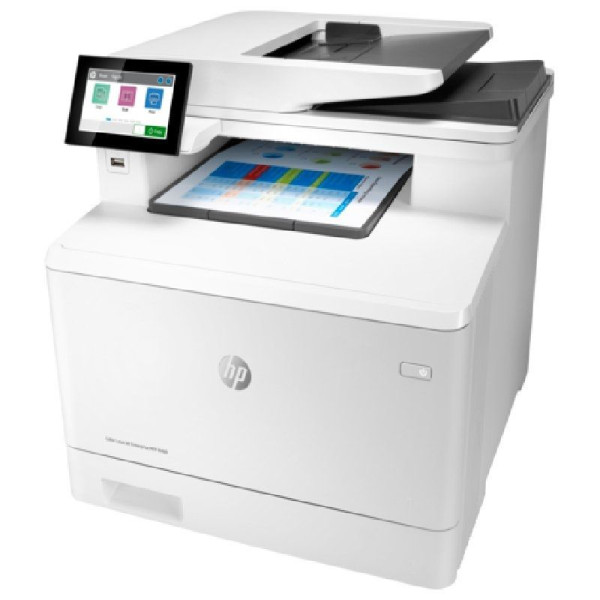 Multifunción Láser Color HP LaserJet Enterprise MFP M480F/ Fax/ Dúplex/ Blanca - Imagen 3