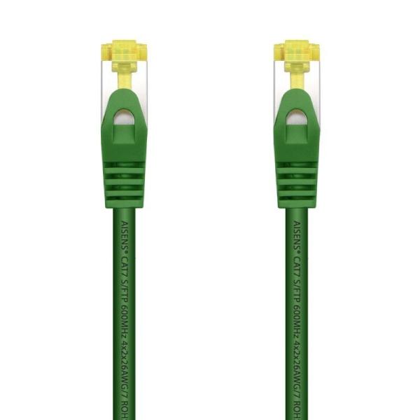 Cable de Red RJ45 SFTP Aisens A146-0481 Cat.7/ 50cm/ Verde - Imagen 1