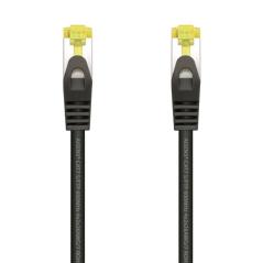 Cable de Red RJ45 SFTP Aisens A146-0484 Cat.7/ 25cm/ Negro - Imagen 1