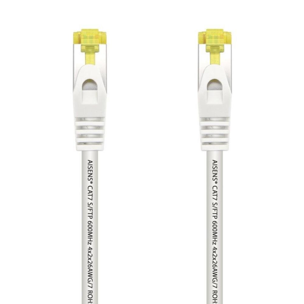 Cable de Red RJ45 SFTP Aisens A146-0488 Cat.7/ 25cm/ Blanco - Imagen 1