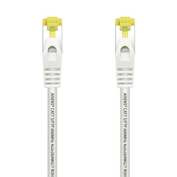 Cable de Red RJ45 SFTP Aisens A146-0489 Cat.7/ 50cm/ Blanco - Imagen 1