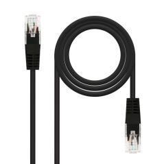 Cable de Red RJ45 UTP Nanocable 10.20.0100-BK Cat.5e/ 50cm/ Negro - Imagen 2
