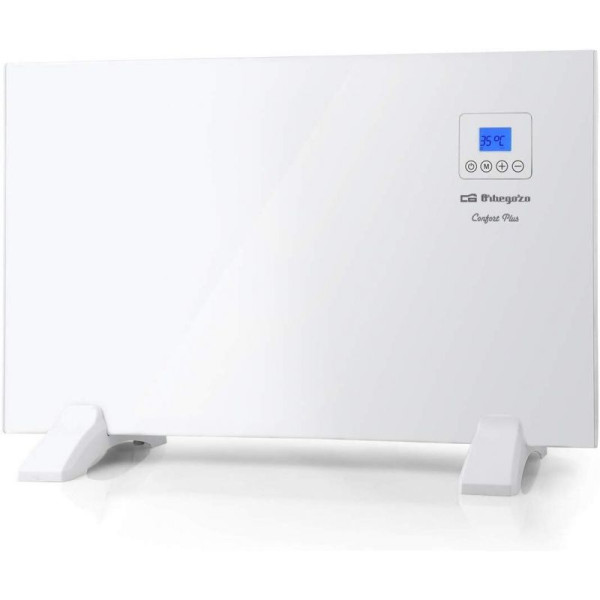 PANEL CALEFACTOR RADIANTE ORBEGOZO REH 2000A BLANCO - 2000W - DISPLAY LCD - TERMOSTATO DIGITAL - CONTROL TÁCTIL - MANDO A DISTAN